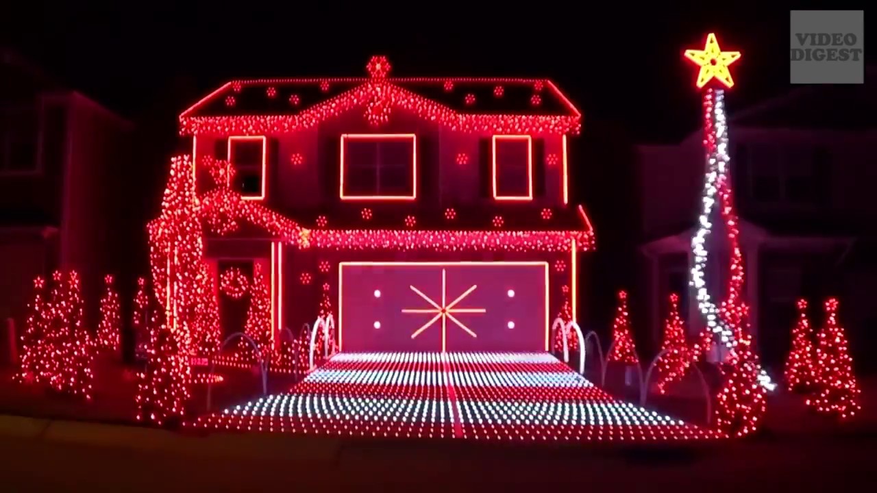 Christmas lights to music near me